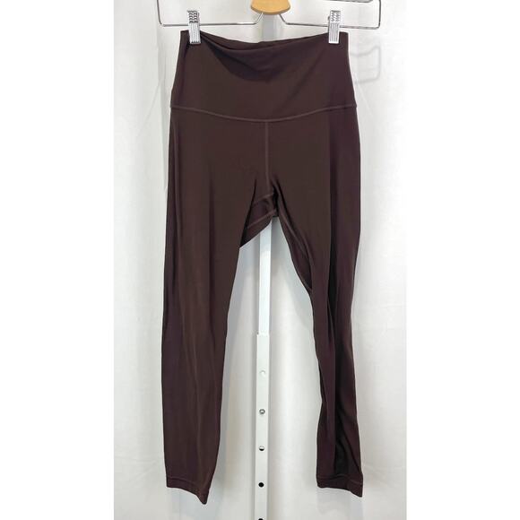 LULULEMON Align Pant II 25" Pull On Leggings W5CTAS Soft Lightweight Brown 6 - Picture 1 of 8